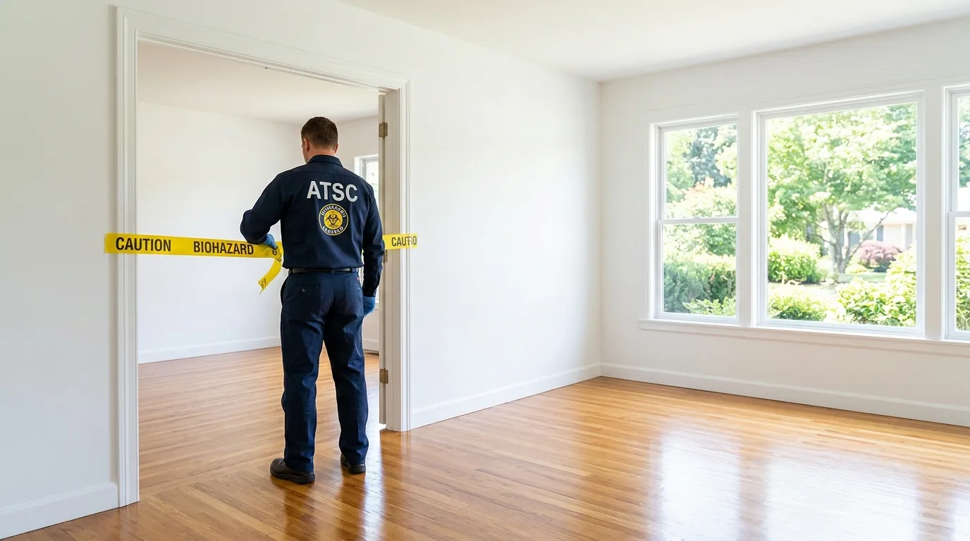 Certified biohazard cleanup crew performing Crime Scene Cleanup in Good Hope