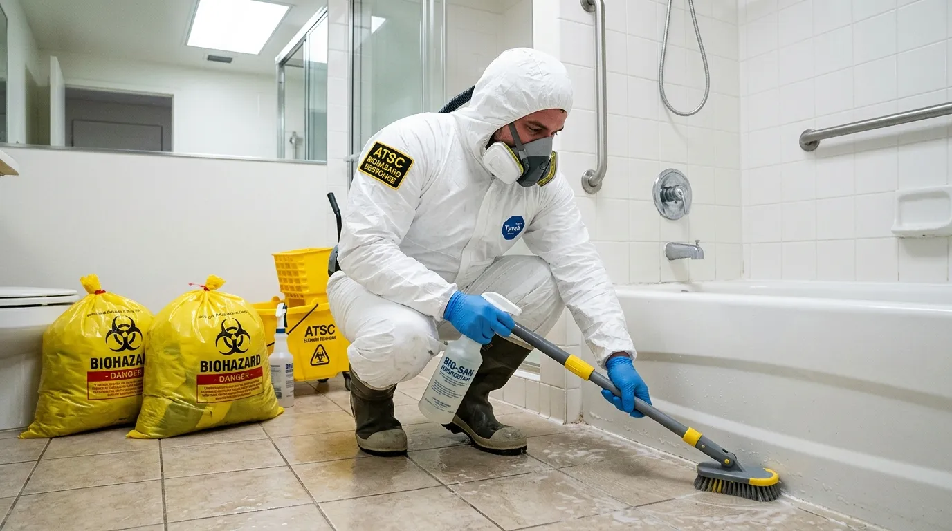 Decontamination equipment deployed for Blood Cleanup in Good Hope